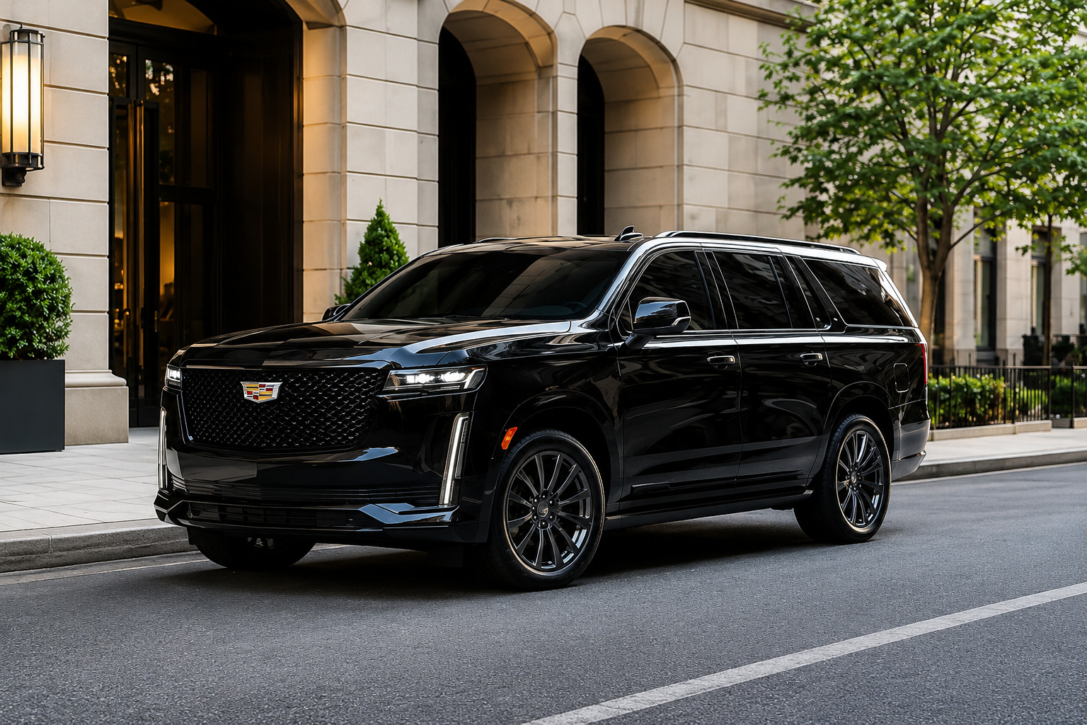Luxury Cadillac Escalade Chauffeur for Business Travel in New York