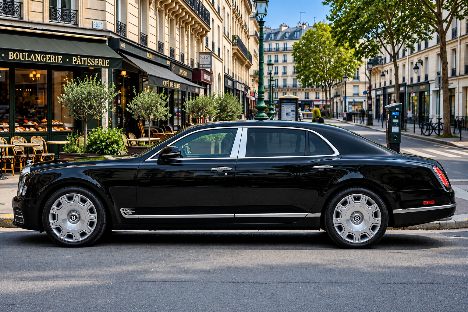 Bentley Mulsanne luxury passenger interior