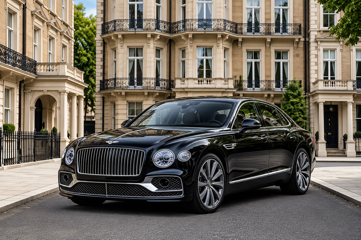 Bentley Flying Spur luxury passenger interior