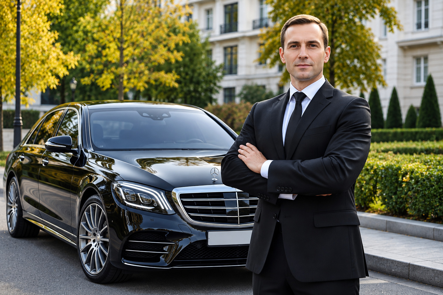 Mercedes S-Class Grand Central Terminal chauffeur service New York