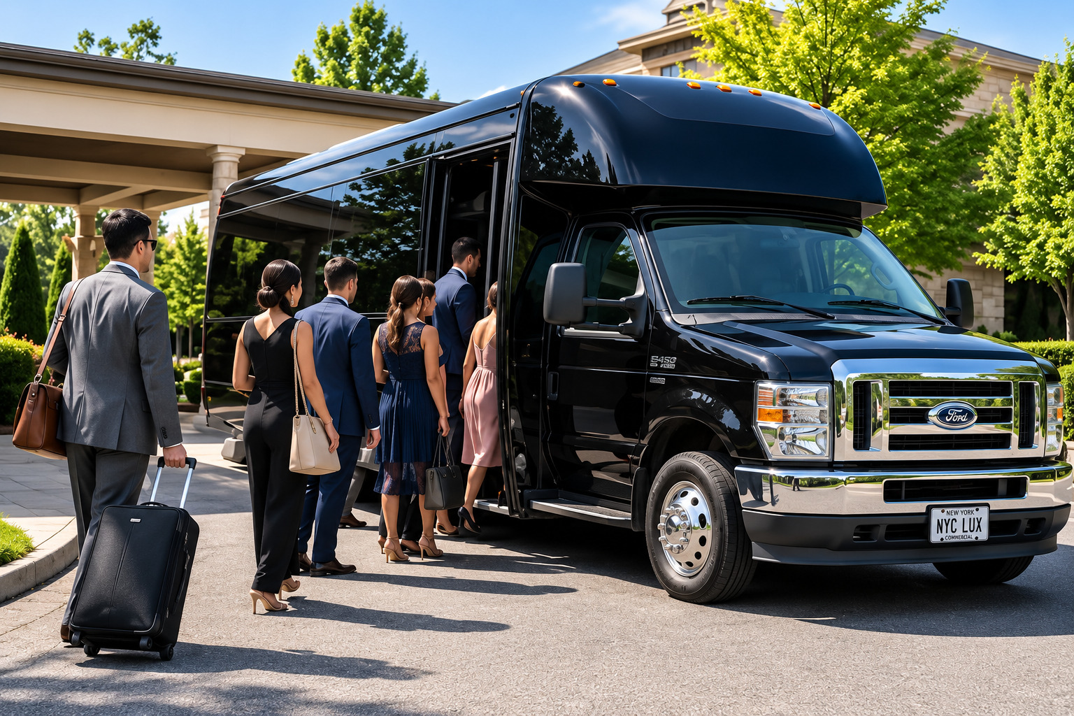 Wedding guest shuttle New York